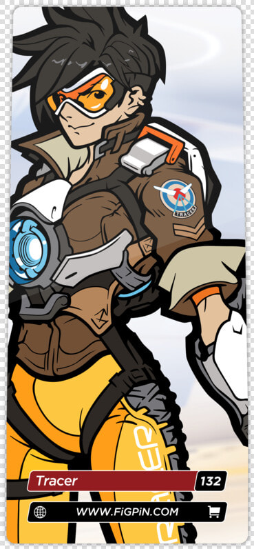 Overwatch Tracer Enamel Pin Data Src   cdn  HD Png DownloadTransparent PNG