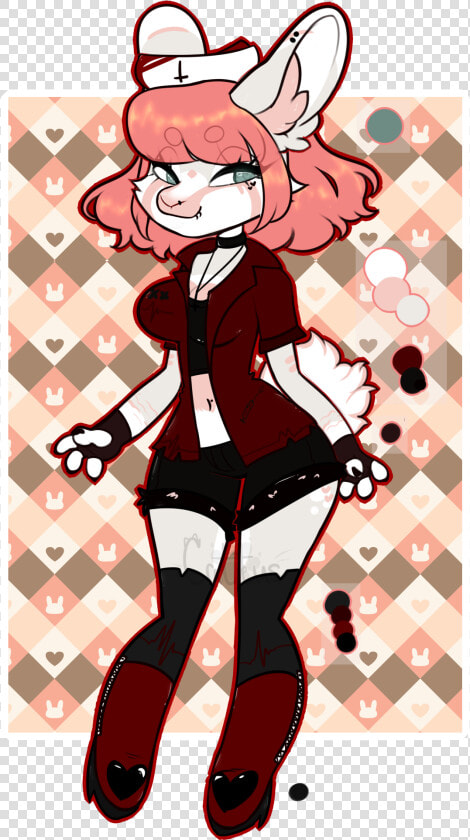 Satanic Nurse Adopt Closed   Anthro Furry Nurse  HD Png DownloadTransparent PNG