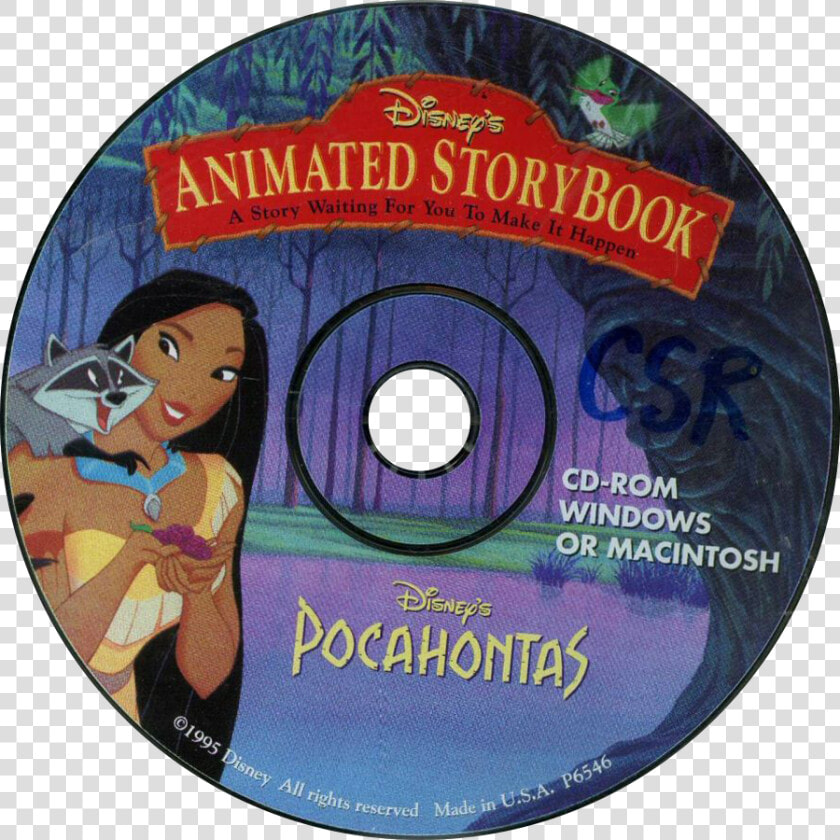 Pocahontas Animated Storybook Cd Rom 1995  HD Png DownloadTransparent PNG