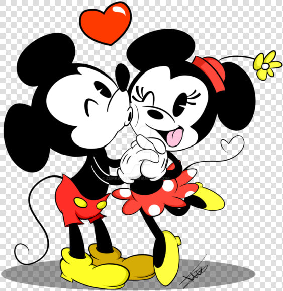 Mickey Mouse Y Minnie   Mickey Mouse Amor Png  Transparent PngTransparent PNG