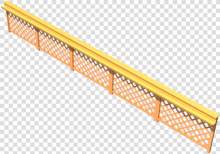 Baranda De 915mm Con Listones Diagonales En Ambos Sentidos   Handrail  HD Png DownloadTransparent PNG