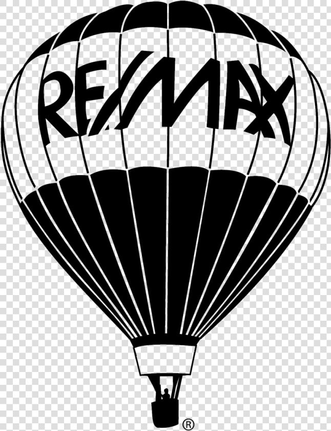 Aerial Balloon Png Black And White   High Resolution Transparent Balloon Remax Logos  Png DownloadTransparent PNG