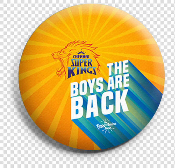 Csk The Boys Are Back   Chennai Super Kings  HD Png DownloadTransparent PNG