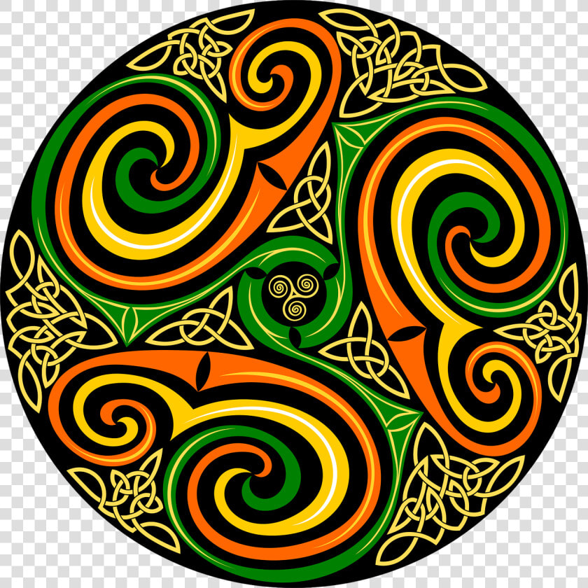 Symmetry spiral circle   Keltlerin Kökeni  HD Png DownloadTransparent PNG