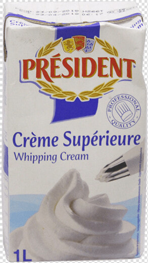 President Whipping Cream 1l   Whipping Cream President 1l  HD Png DownloadTransparent PNG