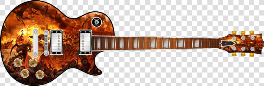 Battle Of Fire Wrap Skin   Fire Electric Guitar Png  Transparent PngTransparent PNG