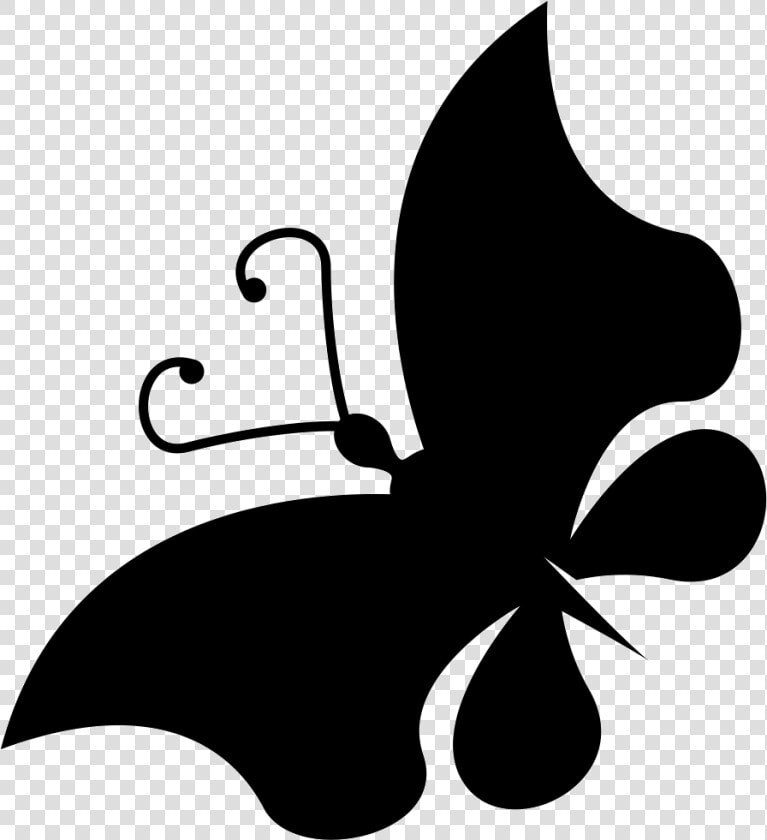 Butterfly Beautiful Shape Rotated To Left   Illustration  HD Png DownloadTransparent PNG