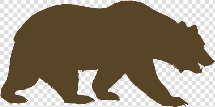 University Of California  Berkeley American Black Bear   California Flag Bear Silhouette  HD Png DownloadTransparent PNG