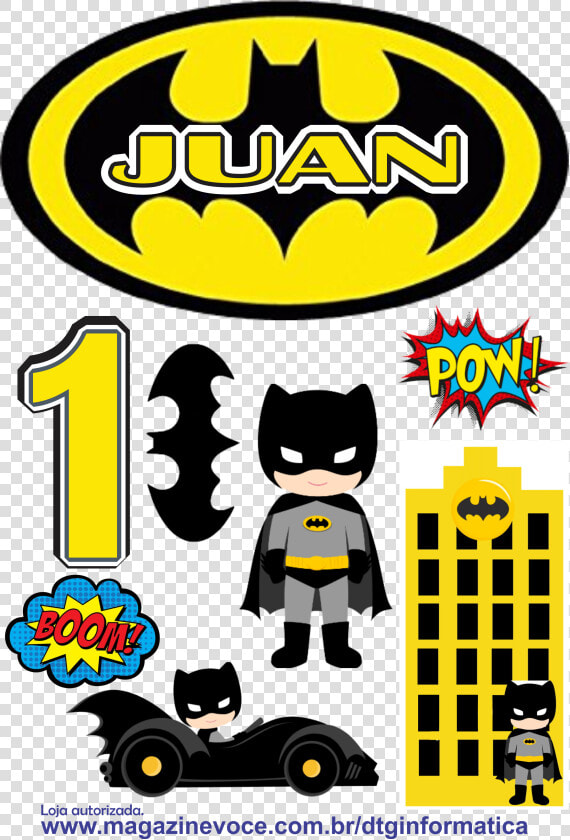 Topo De Bolo Batman 1 Ano  HD Png DownloadTransparent PNG