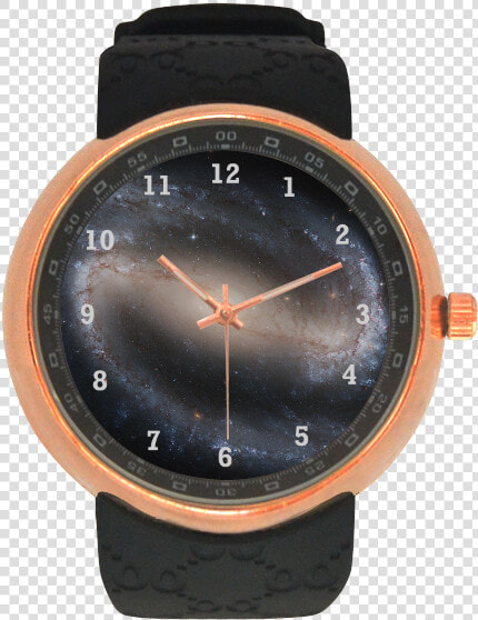 Barred Spiral Galaxy Ngc 1300 Men S Rose Gold Resin   Watch  HD Png DownloadTransparent PNG