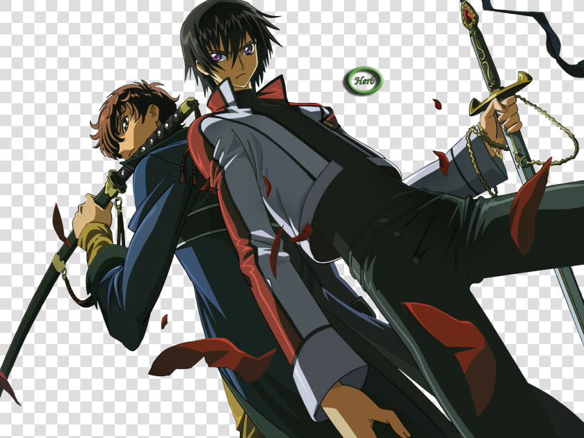 Code Geass Wallpaper Lelouch And Suzaku  HD Png DownloadTransparent PNG