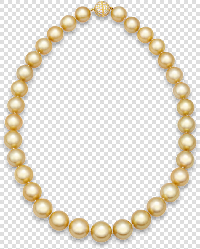 South Sea Golden Pearl Necklace   Gold South Sea Pearl Necklace  HD Png DownloadTransparent PNG