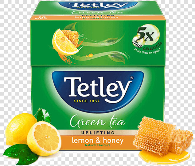 Transparent Green Lemon Png   Tetley Green Tea Lemon  Png DownloadTransparent PNG