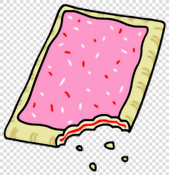  poptart  cute  strawberry  strawberrypoptart  kawaii   Strawberry Pop Tart Cartoon  HD Png DownloadTransparent PNG