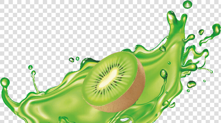 Kiwi In A Splash Of Green Water   Green Juice Splash Png  Transparent PngTransparent PNG