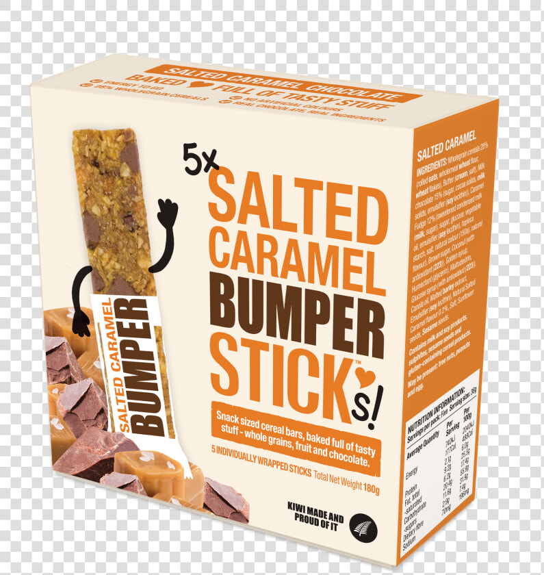 Cookie Time Salted Caramel Bumper Stick 5 Pack 180g   Carton  HD Png DownloadTransparent PNG