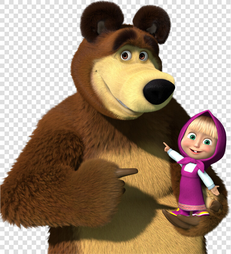 Masha And The Bear   Masha And The Bear Png  Transparent PngTransparent PNG