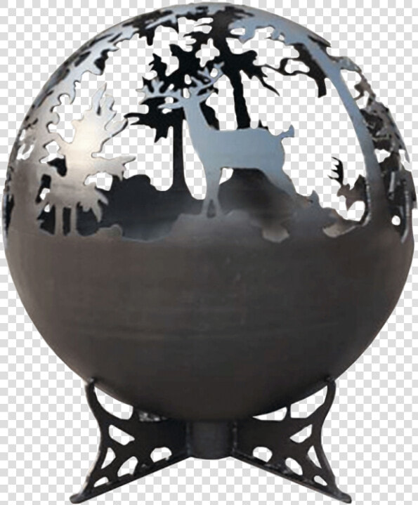 Lifestyle Garden Furniture Deer Globe Firepit   Fire Pit  HD Png DownloadTransparent PNG