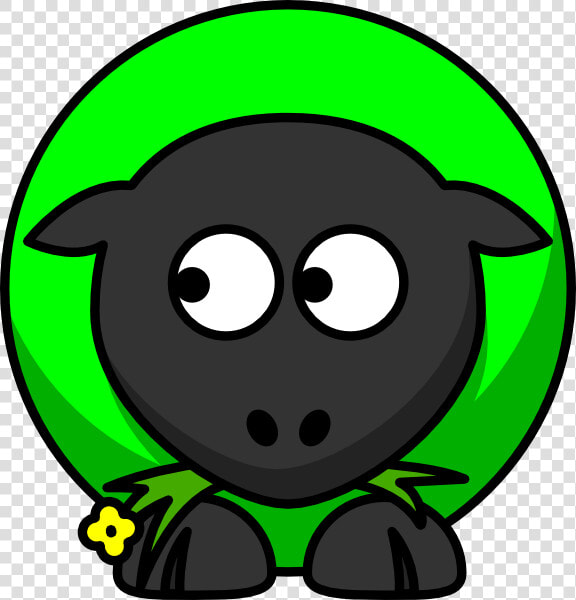 Green Sheep Looking Right Svg Clip Arts   Parable Of Sheep And Goats Cartoon  HD Png DownloadTransparent PNG