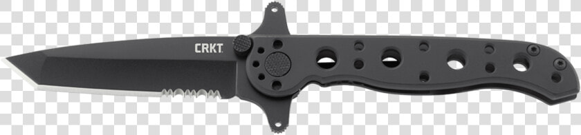 10ksf Tanto Black With Triple Point™ Serrations Stainless   Utility Knife  HD Png DownloadTransparent PNG