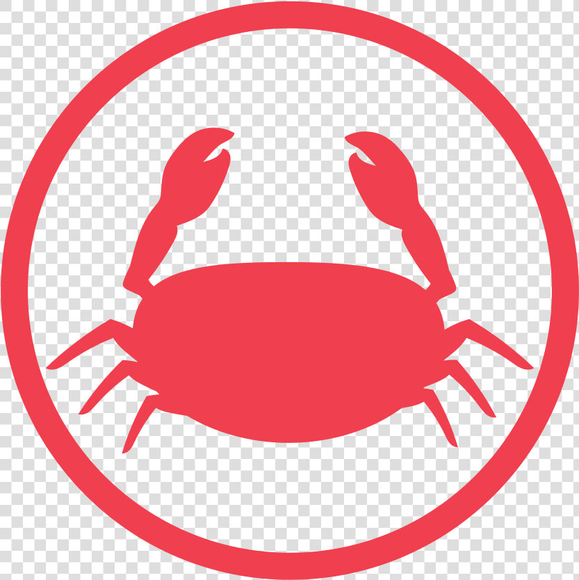 Crustacens Allergy Red Icon   Allergy Shellfish Icon  HD Png DownloadTransparent PNG