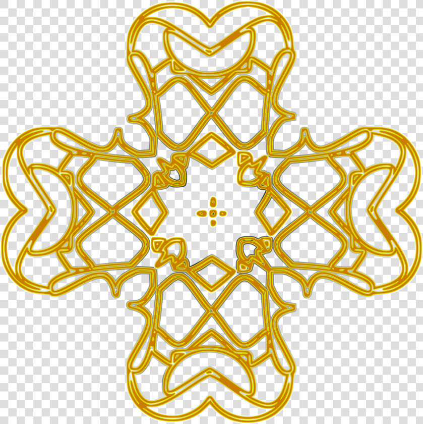 This Free Icons Png Design Of Golden Rounded Cross   Symbol For The Golden Rule  Transparent PngTransparent PNG