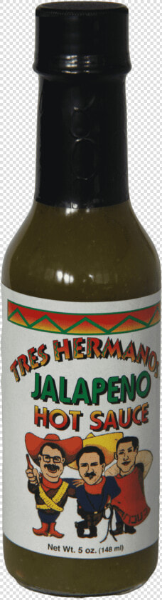 Tres Hermanos Jalapeno Hot Sauce 148ml   Natural Foods  HD Png DownloadTransparent PNG