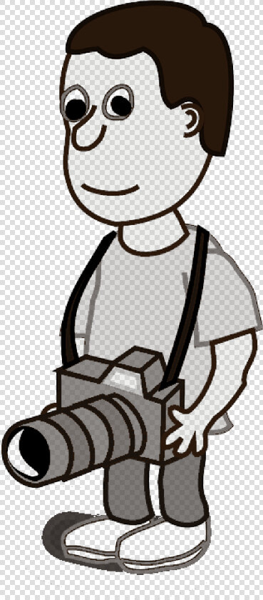 Man  Character  Person  Camera  Comic  Photographer   Photographer Clipart  HD Png DownloadTransparent PNG