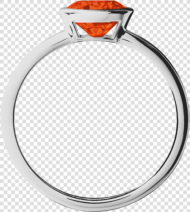 Vienna Fire Opal Orange In White Gold   Engagement Ring  HD Png DownloadTransparent PNG