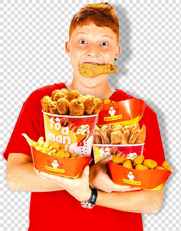 Frango No Pote Wordpress   Comendo Frango No Balde  HD Png DownloadTransparent PNG