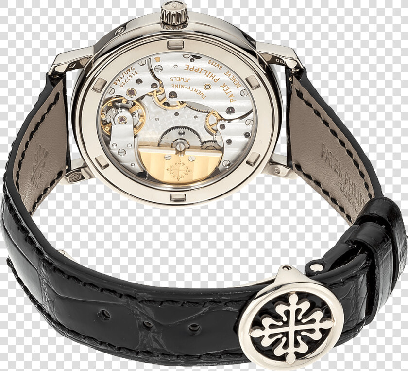 Moon Phase Power Reserve Reference 5055 White Gold  HD Png DownloadTransparent PNG