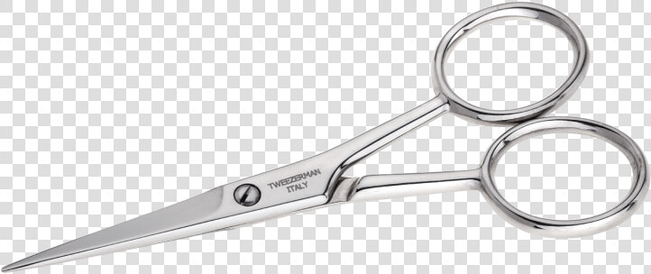 Stainless Steel Moustache Tweezerman Transparent Background   Moustache Scissors  HD Png DownloadTransparent PNG