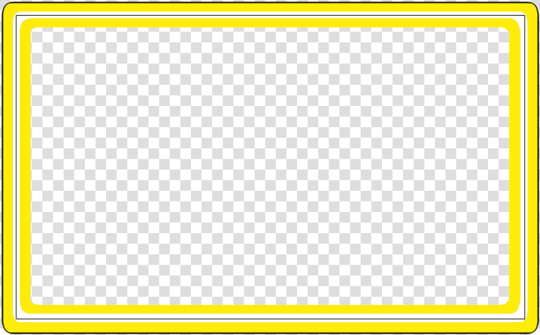 Erol S Video Movie Box Border   Rectangle With Yellow Border Png  Transparent PngTransparent PNG