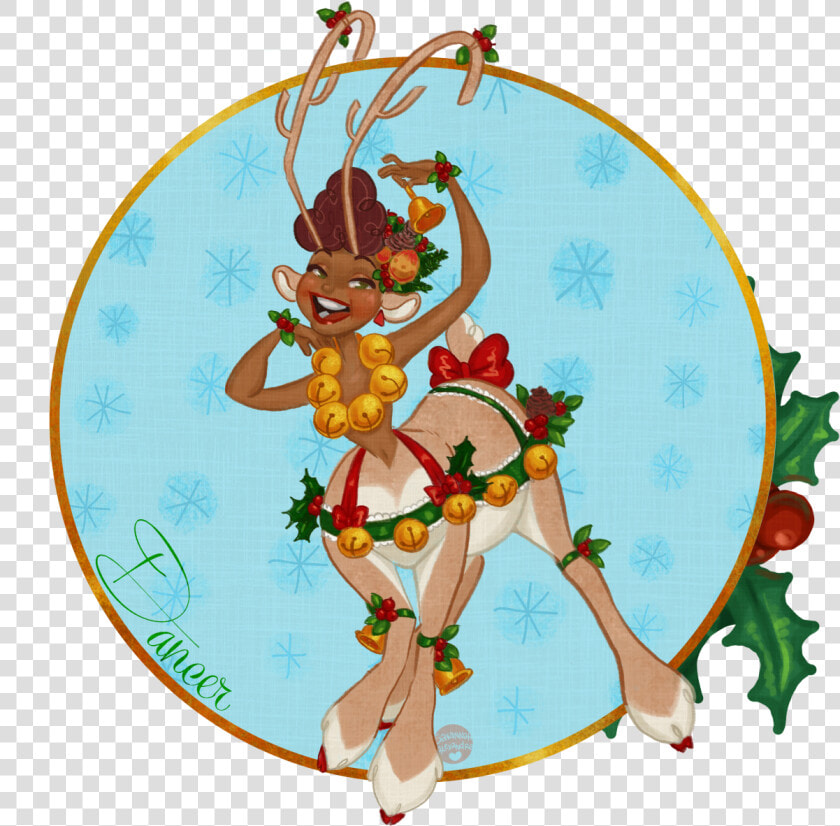 Santa  39 s Reindeer Vixen  HD Png DownloadTransparent PNG