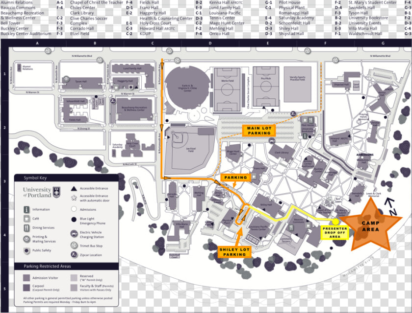 Campus Map Parking Presenter   Plan  HD Png DownloadTransparent PNG