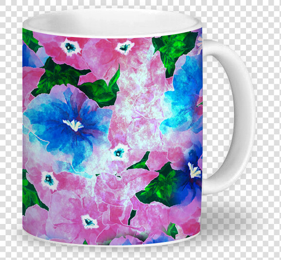 Caneca Flores Hawaianas De Elena Bragiotona   Mug  HD Png DownloadTransparent PNG