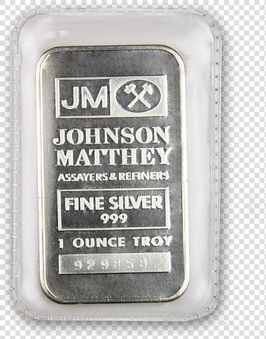 Johnson Matthey Silver Bar Title 1 Oz   Silver  HD Png DownloadTransparent PNG