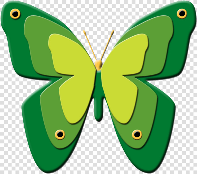 Green Butterflies Clipart Green Cartoon Butterfly   Clipart Butterfly  HD Png DownloadTransparent PNG