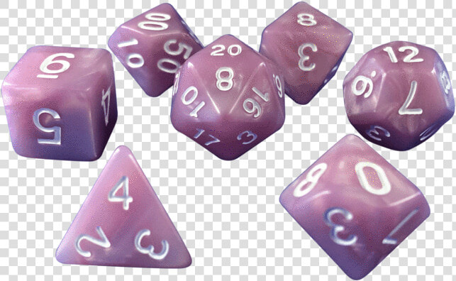 Plastic Set Of 7 Polyhedral Rpg Dice For Dnd   Dnd Dice Set Png  Transparent PngTransparent PNG