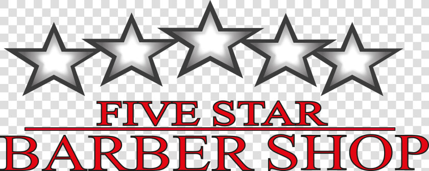 Five Star Barbershop Logo  HD Png DownloadTransparent PNG