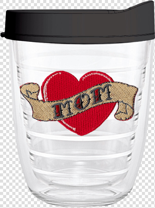 Mom Tattoo Heart 12oz Tumbler   Cartoon  HD Png DownloadTransparent PNG