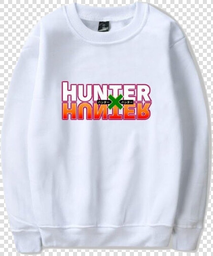 Image Of White Hunter X Hunter Logo Sweatshirt   Sweatshirt  HD Png DownloadTransparent PNG