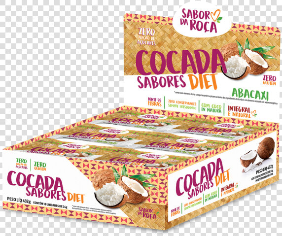 Cocada Com Damasco Sabor Da Roça  HD Png DownloadTransparent PNG