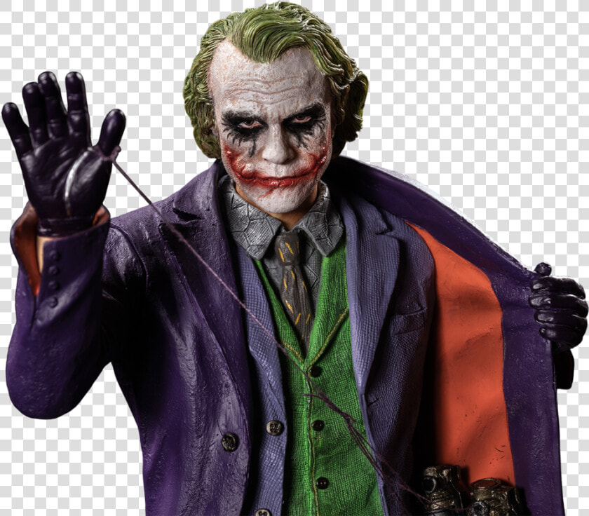 Iko1047 Heath Ledger Dark Knight Joker Statue 07  HD Png DownloadTransparent PNG