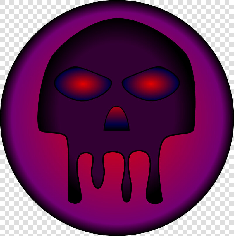 Evil Skull By Boomershin On Clipart Library   Skull  HD Png DownloadTransparent PNG