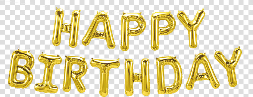 Gold Foil Happy Birthday Balloon By North Star   Happy Birthday Μπαλονια  HD Png DownloadTransparent PNG