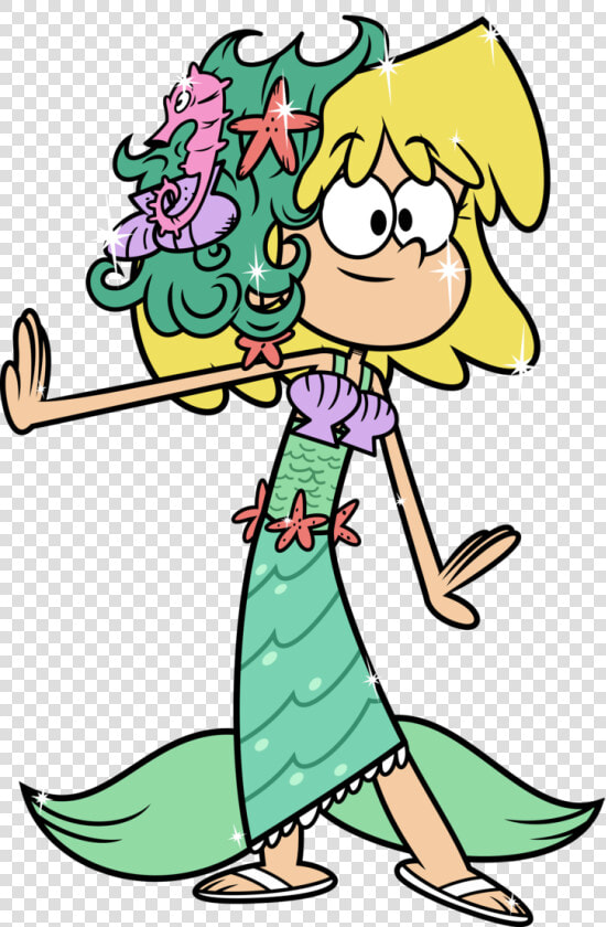 Lori The Mermaid   Personajes De The Loud House  HD Png DownloadTransparent PNG