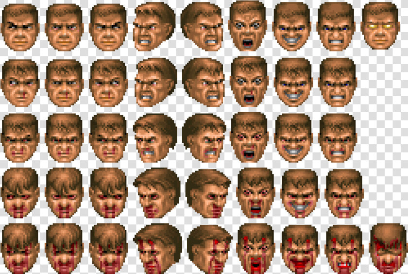   Doom Guy   Png Download   Doom Low Health Face  Transparent PngTransparent PNG