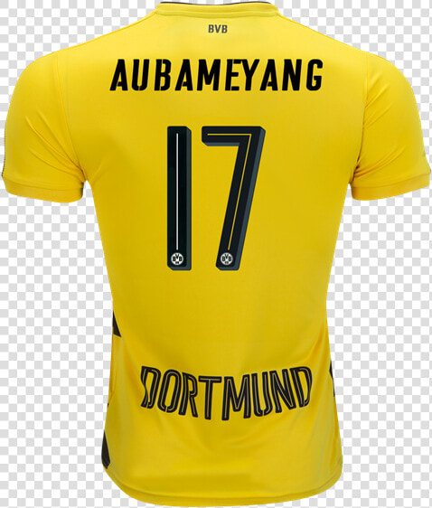 Borussia Dortmund Kit 2017 18 Aubameyang  HD Png DownloadTransparent PNG