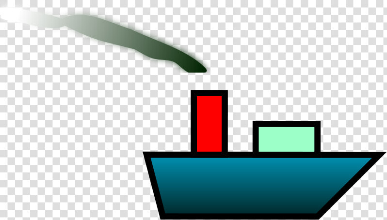 Free Ship With Smoke   Cargo Ship Clip Art  HD Png DownloadTransparent PNG